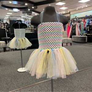 Handmade Rainbow Tutu Dress
